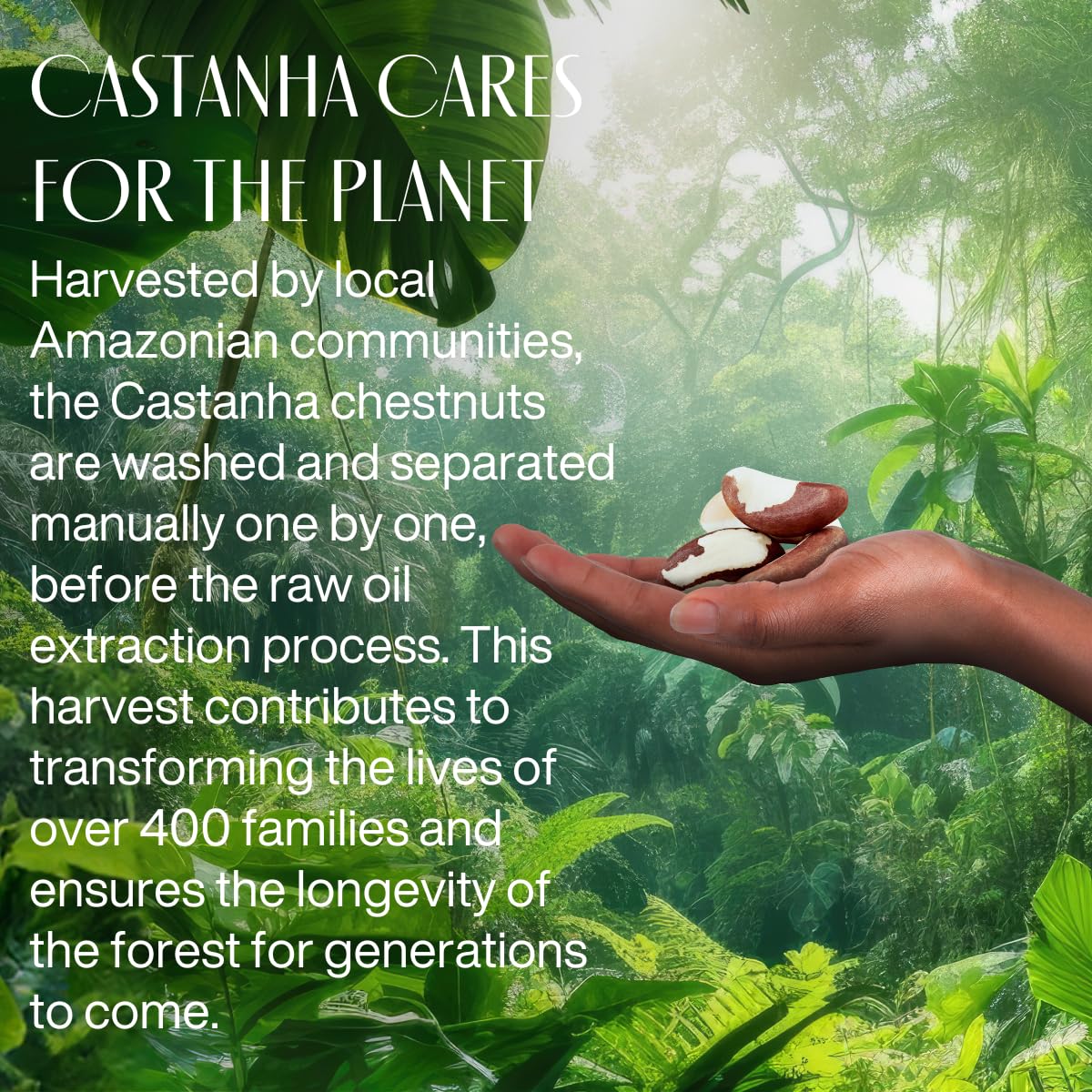 Natura - Brazil Nut Nourishing Foot Cream - Nourish & Soothe Dry Skin - Fast Absorbing - With Castanha Oil to Deeply Moisturize - Vegan & Cruelty-Free - 2.6 oz (75g)