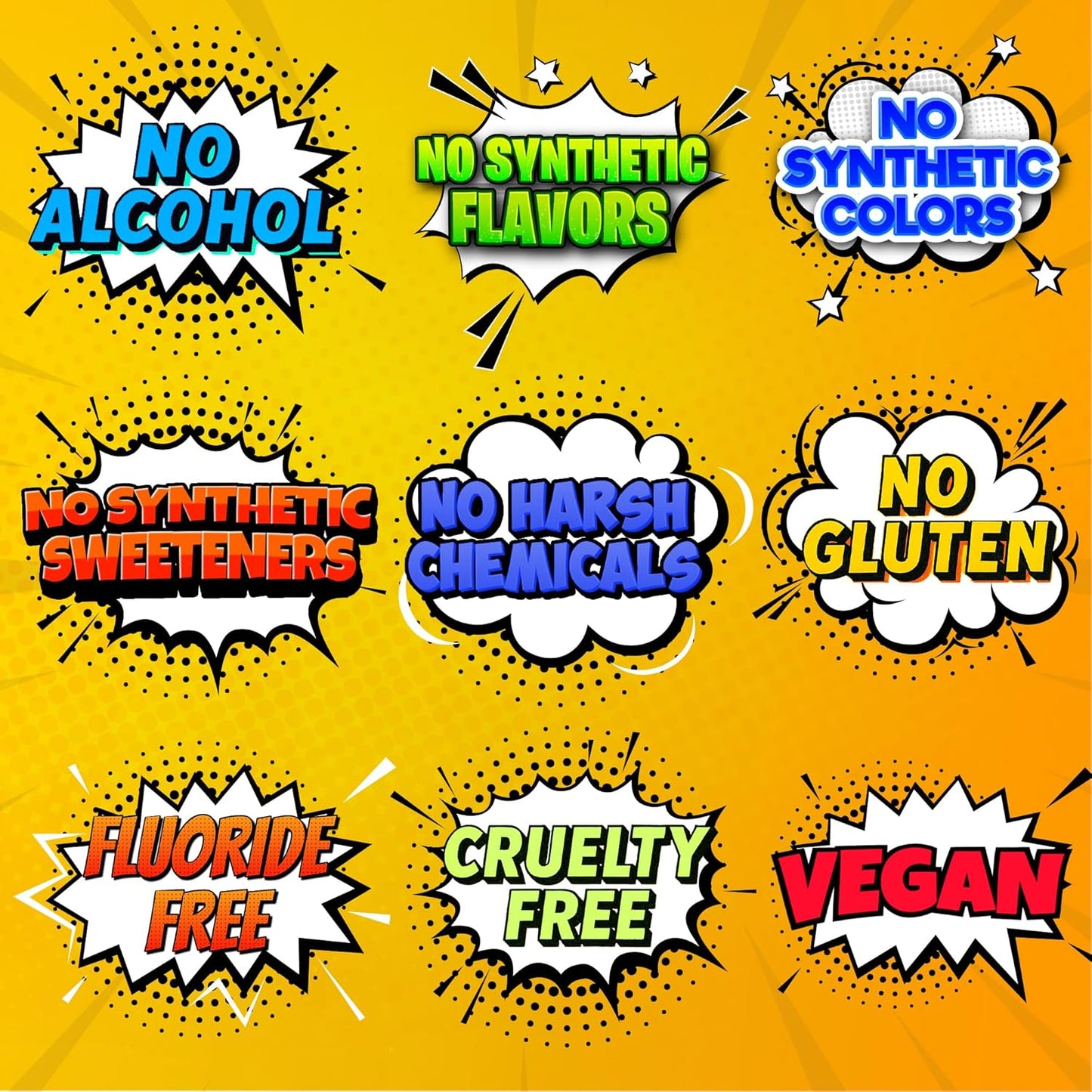 The Natural Dentist Healthy Gums Mouth Wash, Orange Zest, 16.9 Fl Oz