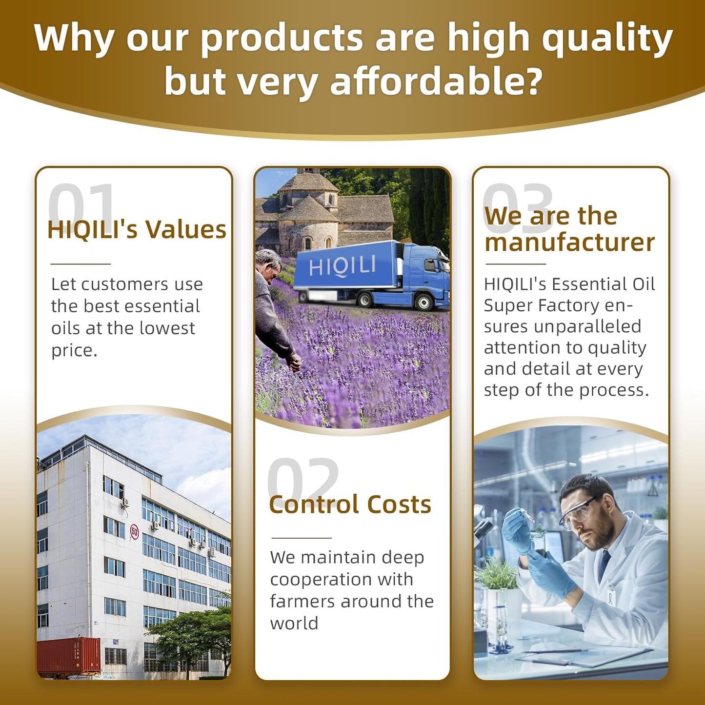 HIQILI 16 Fl Oz Frankincense Essential Oil, for Massage Skin Care, Diffuser, Aromatherapy, 100% Pure Undiluted