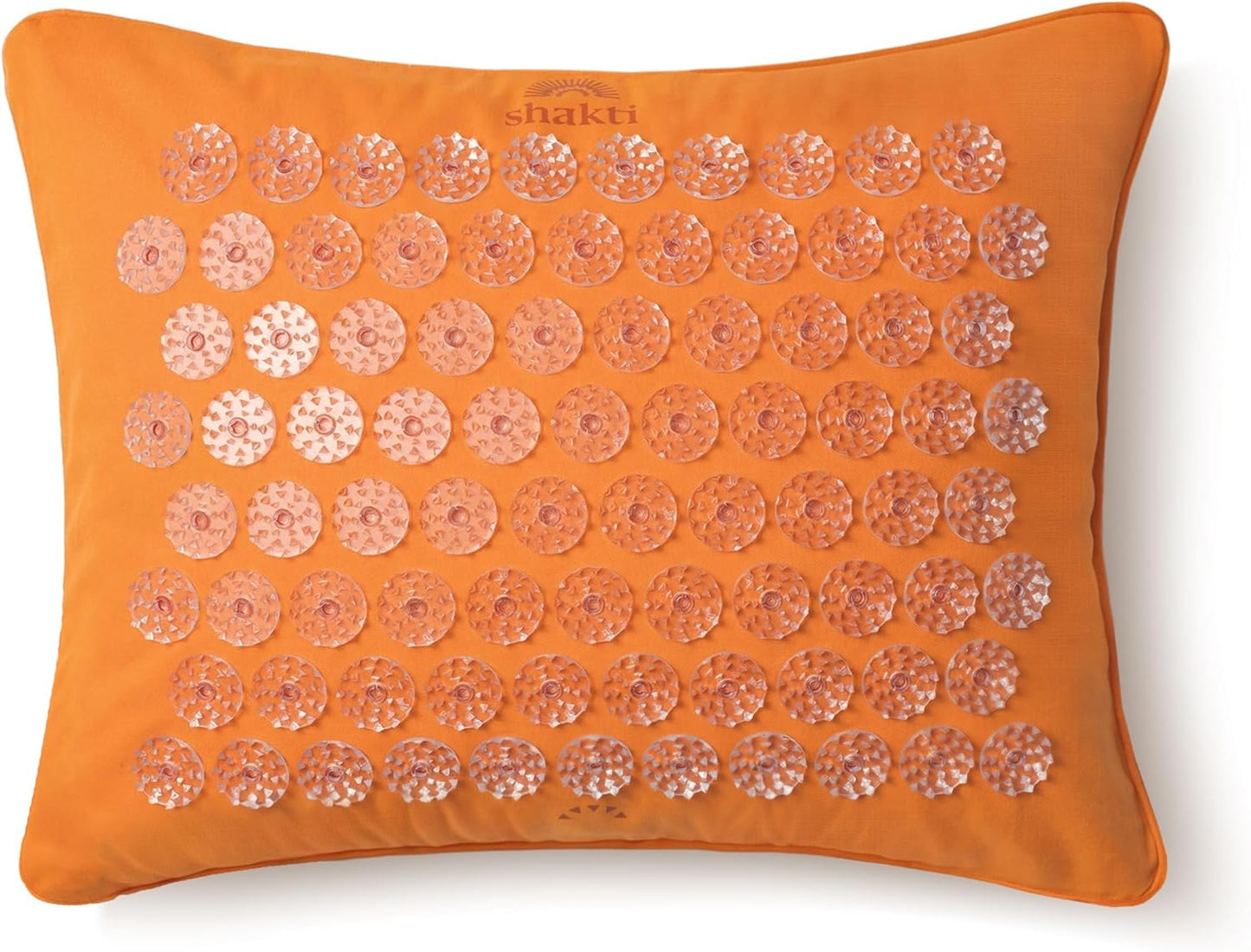 ShaktiMat Premium Acupressure Pillow, Level 1 in Amber, Massage Muscles, Aid Sleep & Unlock Inner Tension | Similar to Acupuncture, No Needles Required | FSA/HSA Eligible