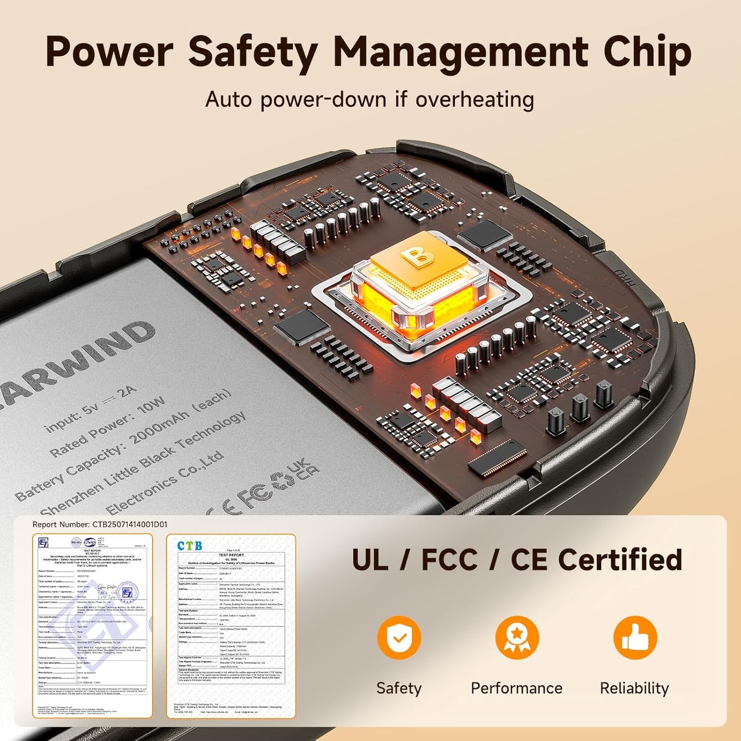 Electric Hand Warmers Rechargeable - 2 Pack Magnetic Pocket Heater Handwarmers with AI Chips, Portable Hunting Gear, Reusable Winter Essentials, Gift Ideas for Men, Women, Outdoor