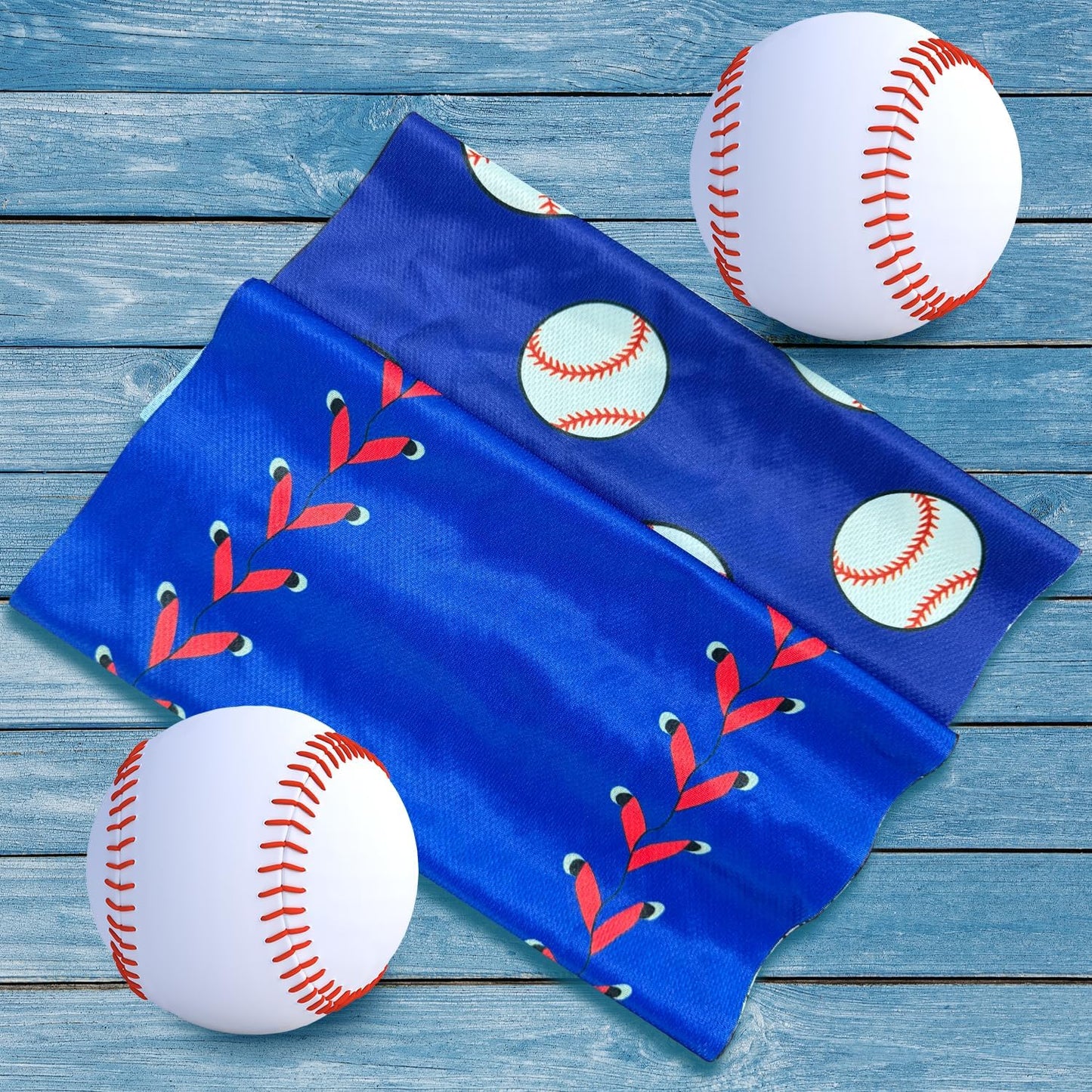 OPSO Softball Cooling Towel Set, 40 x 12 inches, 12 Pack, Microfiber Sports Towels for Baseball, Soccer, Golf LCE Towel Microfiber Sports Towels for Player (Softball)