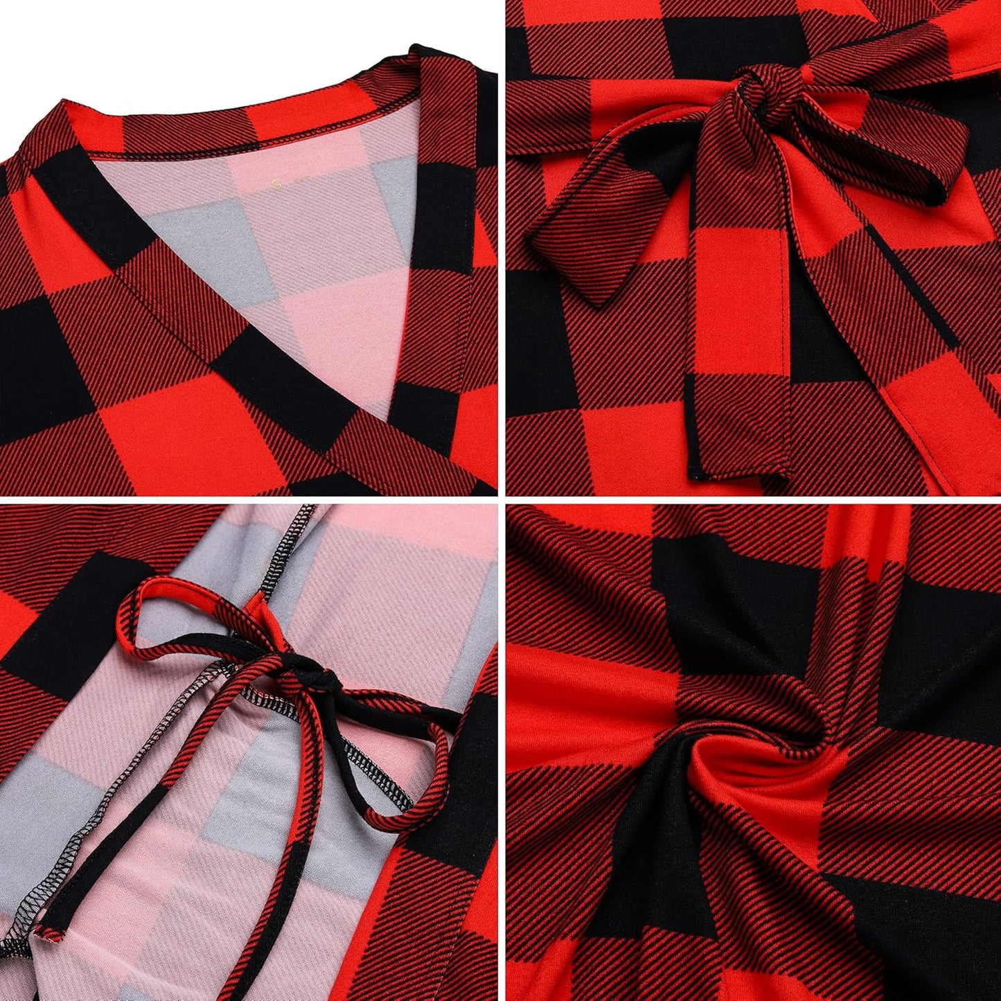 Samring Women's Lightweight Robe Soft Kimono Robes Short Bathrobe for Women Sleepwear