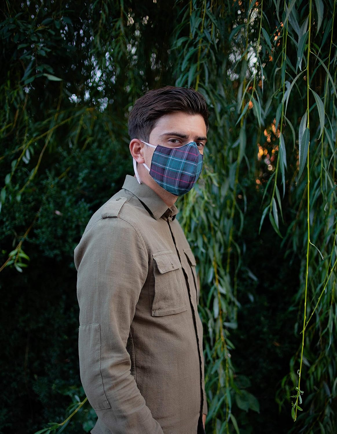 HOPE LOVE SHINE Face Mask Adjustable Filter Pocket Reusable Breathable Washable Cloth Mask Face Masks for Women Men - 4 Pack