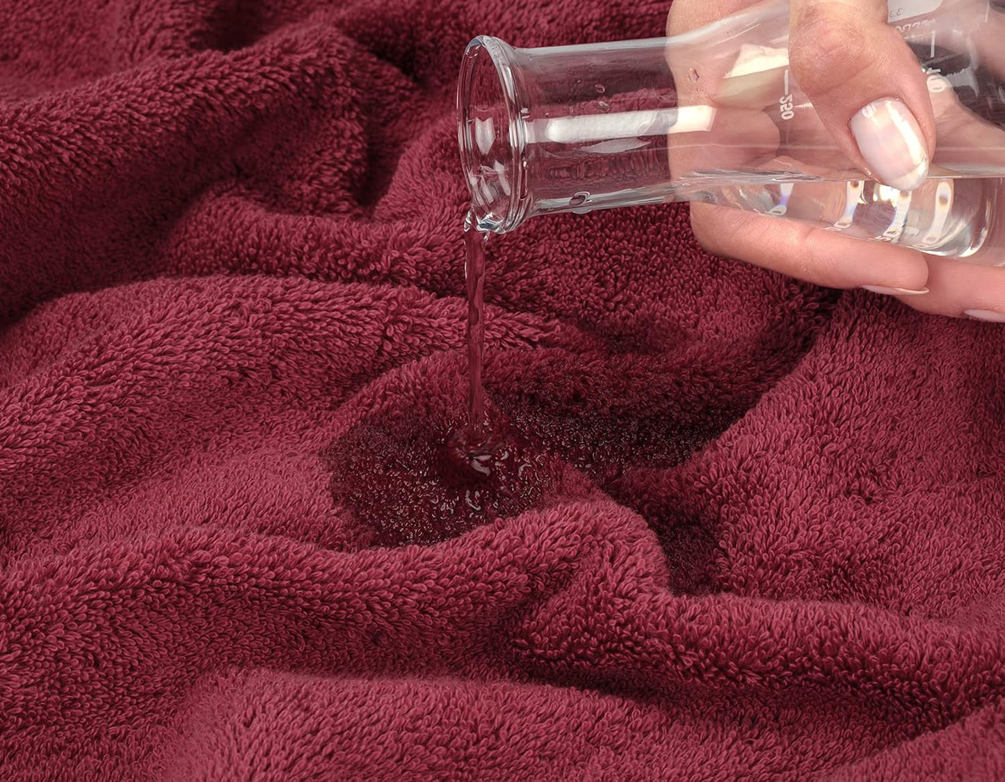 American Soft Linen Premium 3 Piece Towel Set, 1 Bath Towel 1 Hand Towel 1 Washcloth, 600 GSM 100% Cotton Turkish Towels for Bathroom, Bordeaux Red Towel Set