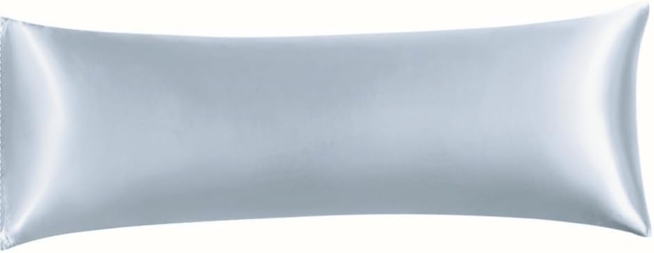 Juwenin Bedding,Super Soft and Luxury Silky Satin Pillowcase (Silky Satin Pillow Case for Hair)(Silver, Body)