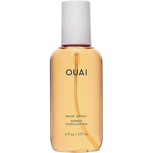 OUAI Wave Spray - Texture Spray for Hair with Coconut Oil & Rice Protein - Adds Texture, Volume & Shine for Beach Waves - Paraben Free, Safe for Color & Keratin-Treated Hair (6 fl oz)