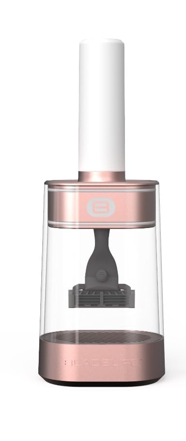 BLADELIFE Razor Storage Device for Women & Men Rose Gold - Fits All Leading Razors - Doubles The Life of Your Blade - Razor Travel Case 2024 New Model