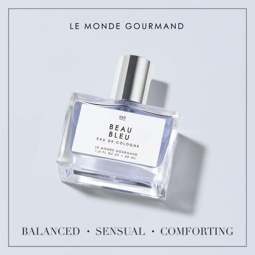 Le Monde Gourmand Beau Bleu Eau de Cologne - 1 fl oz (30 ml) - Unisex, Woody, Citrus, Musky Perfume Notes