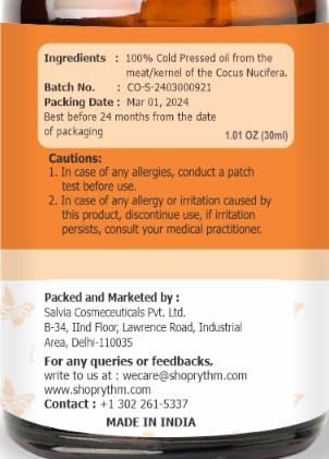 Crysalis Coconut Extract from (Cocos Nucifera) Oil - 1.01 Fl Oz (30ml)