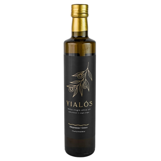Yialós Extra Virgin Olive Oil from Greece – 2025 NYIOOC Winner | Small Batch, Single Estate, 100% Koroneiki | Cold Pressed, High Polyphenols | 500 mL Glass Bottle
