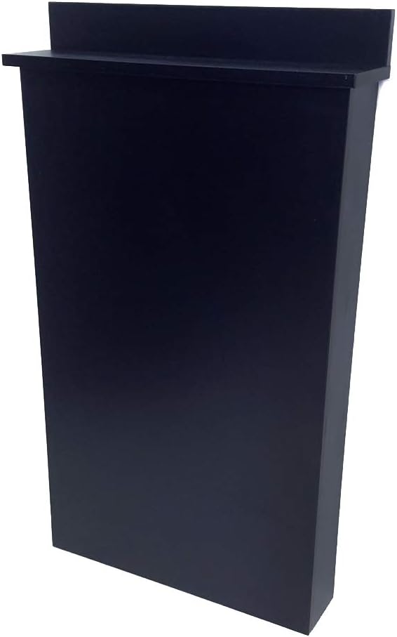 Shampoo Bowl Cabinet in Black for Beauty Salon Shampoo Bowl Wall Mounted Sink Front Mount 24 inches Wide by 38 inches High TLC-BC38
