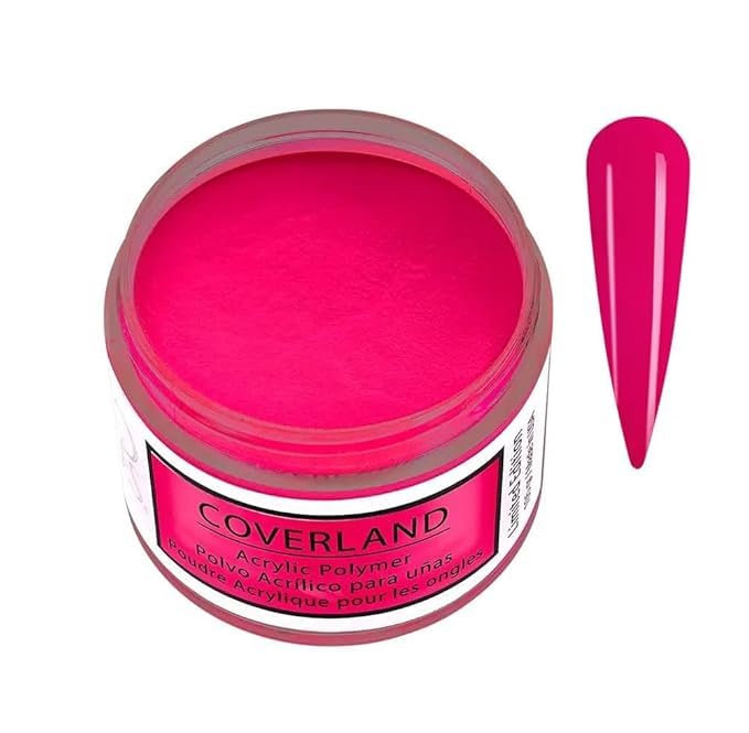 Tones Coverland Acrylic Nail Powder "Pink Convertible" - Limited Edition Acrylic Powder for Nail Design, Sculpting, and Masking Nail Bed Imperfections - Professional Acrylic Nail Supplies - (1.5 Oz)
