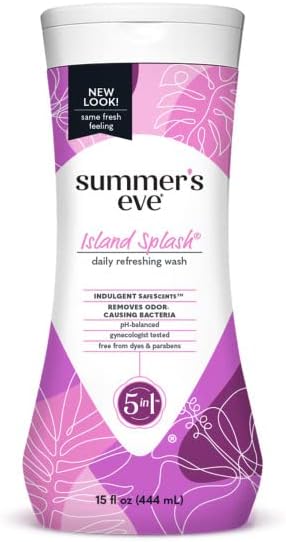 Summer's Eve Island Splash Cleansing Wash For Sensitive Skin 15 fl oz (Pack of 4)