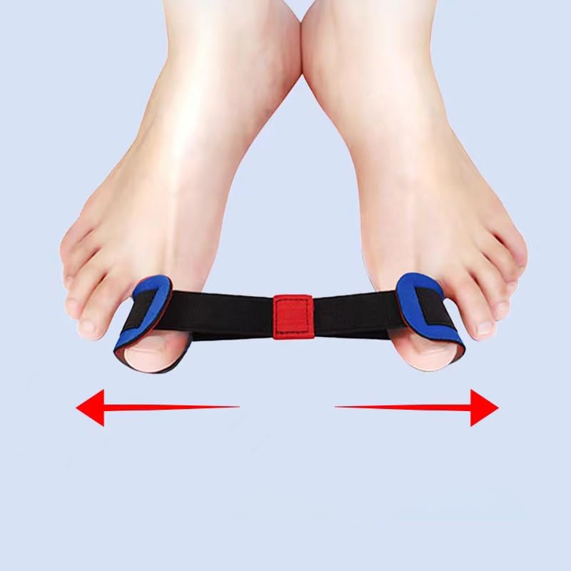 Toe Resistance Bands - Toe Spacers for Bunion Correction Foot Stretcher Resistance Bands for Bunion Relief