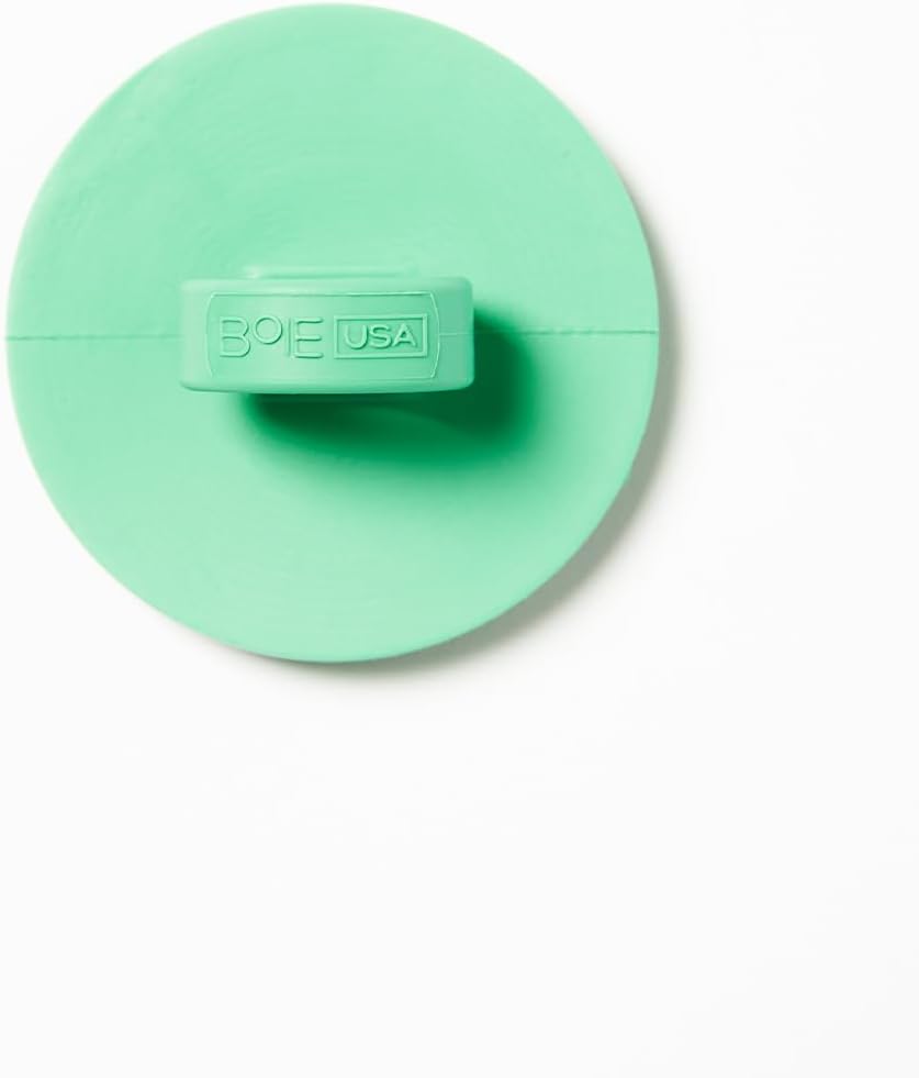 Boie USA Face Scrubber - Handheld Facial Tool, Deep Cleansing Exfoliating Facial Brush. Fights Acne with Gentle, Silicone-Like Bristles, Long Lasting, & Hypoallergenic (Mint)