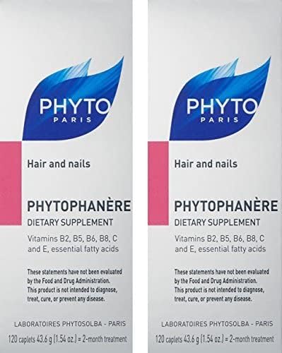 PHYTO Phytophanère 100% Natural Hair Loss Thinning Dietary Supplement, 4-Month Supply