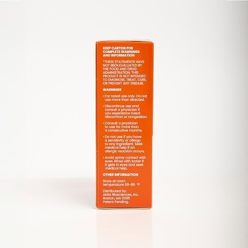 Profi Everyday Nasal Spray - Helps Defend Against Airborne Germs and Allergies, Lasts Up to 8 Hours, Advanced Nasal Spray for Air Travel, Work, Conferences & Indoor Gatherings - 180 Sprays, 0.58 FL OZ