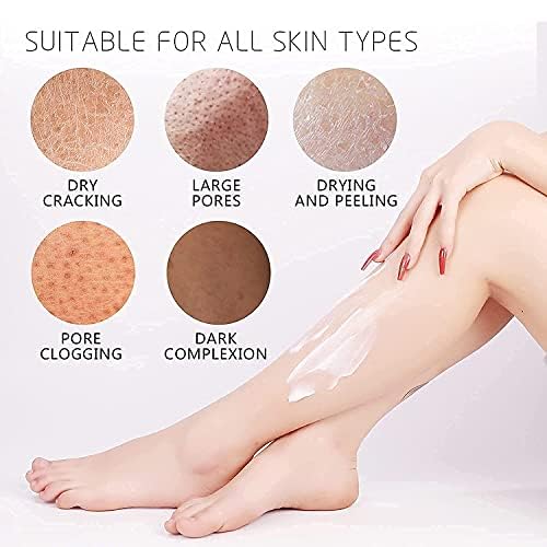 Pedicure Kit Foot Soak Set: Bubble Salt, Sugar Scrub, Massage Mask, Massage Lotion in a Box, 4 Step Foot Spa Kit for Dry Feet, Calluses and Tired Feet (1 Set Jasmine)