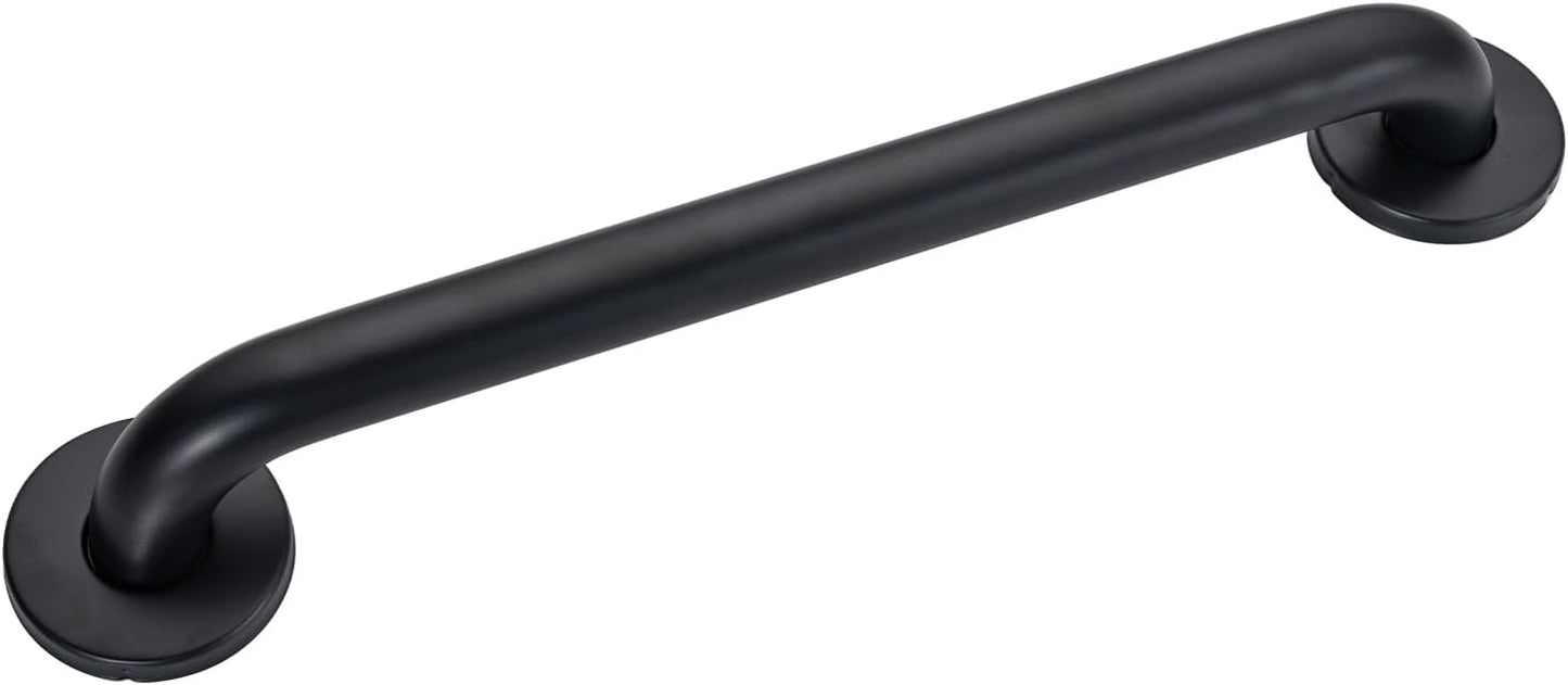 Joyrain 16-inch Bathroom Safety Grab Bar - 500lb Weight Capacity ADA Certified Anti-Slip Handle for Shower/Tub/Toilet, Elderly & Disabled Assist (Matte Black, 18 inch)