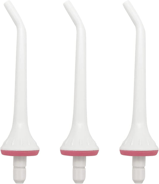 Water Flosser Tips Replacement for Mospro, Nicwell, Zerhunt Oral Irrigator, Jet Nozzel White 3 PCS