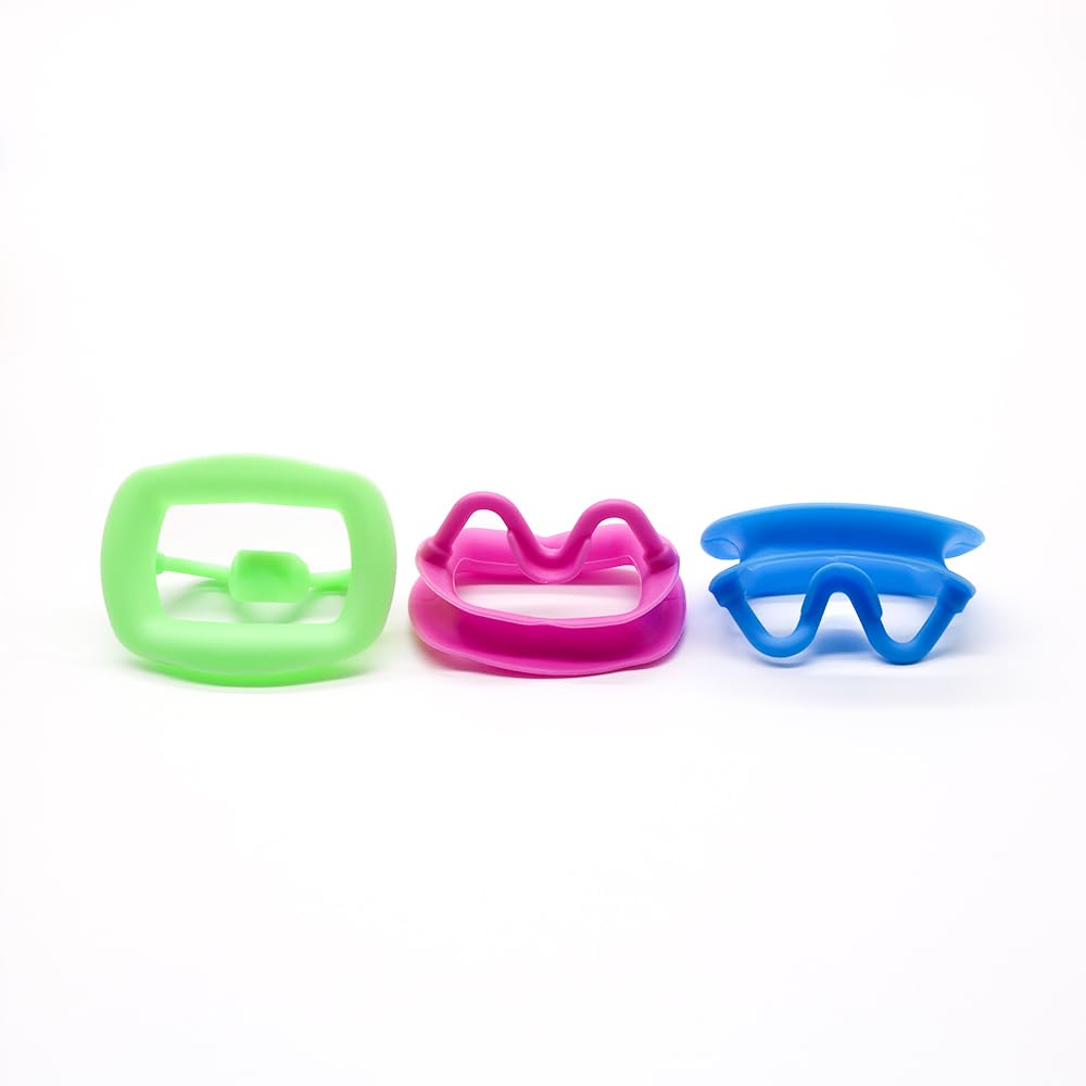 3 Pcs Silicone Mouth Opener (MIXED COLORS)