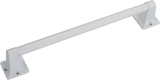 Joyrain Stainless Steel Bathroom Grab Bar for Elderly - Safety Rail & Towel Rack Dual Function, 9/16/24 Inch Anti-Slip Handle for Shower/Toilet/Tub (White, 16 inch)