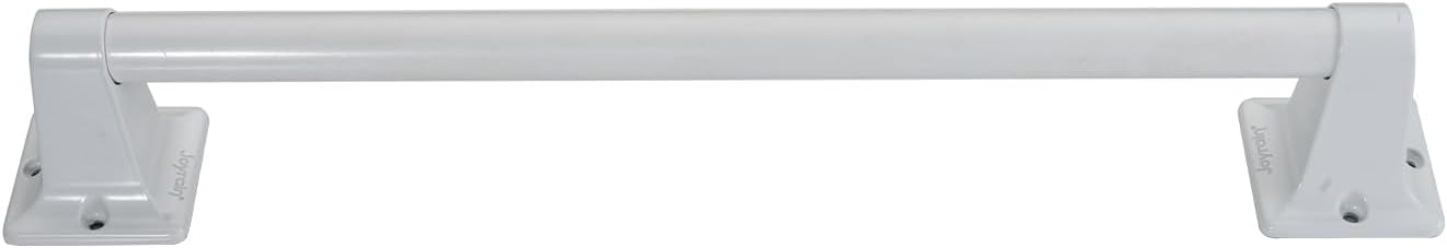 Joyrain Stainless Steel Bathroom Grab Bar for Elderly - Safety Rail & Towel Rack Dual Function, 9/16/24 Inch Anti-Slip Handle for Shower/Toilet/Tub (White, 9 inch)