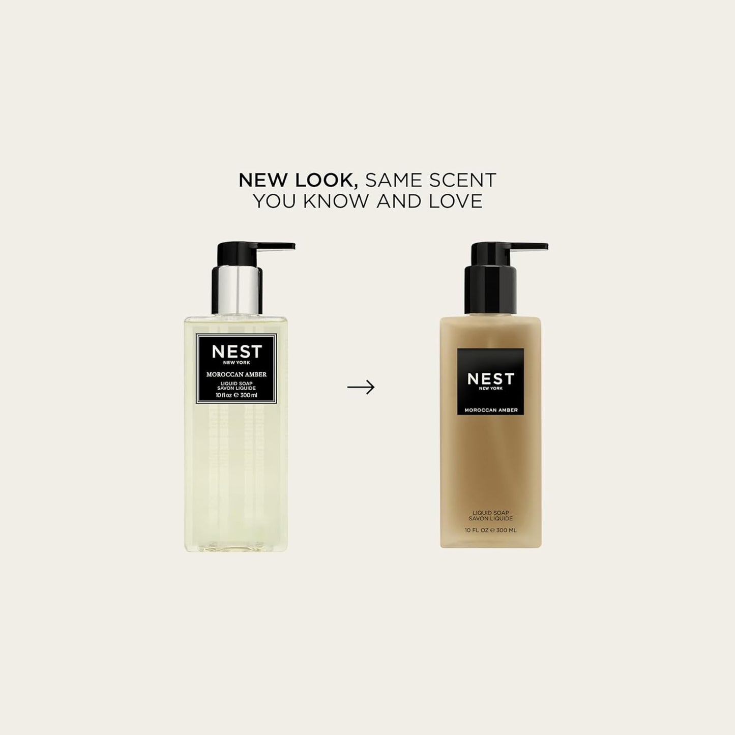 NEST New York Liquid Soap, Moroccan Amber - 10 fl oz - Cleanses & Nourishes Skin - Approx. 300 Pumps Per Bottle - Gluten Free & Cruelty Free