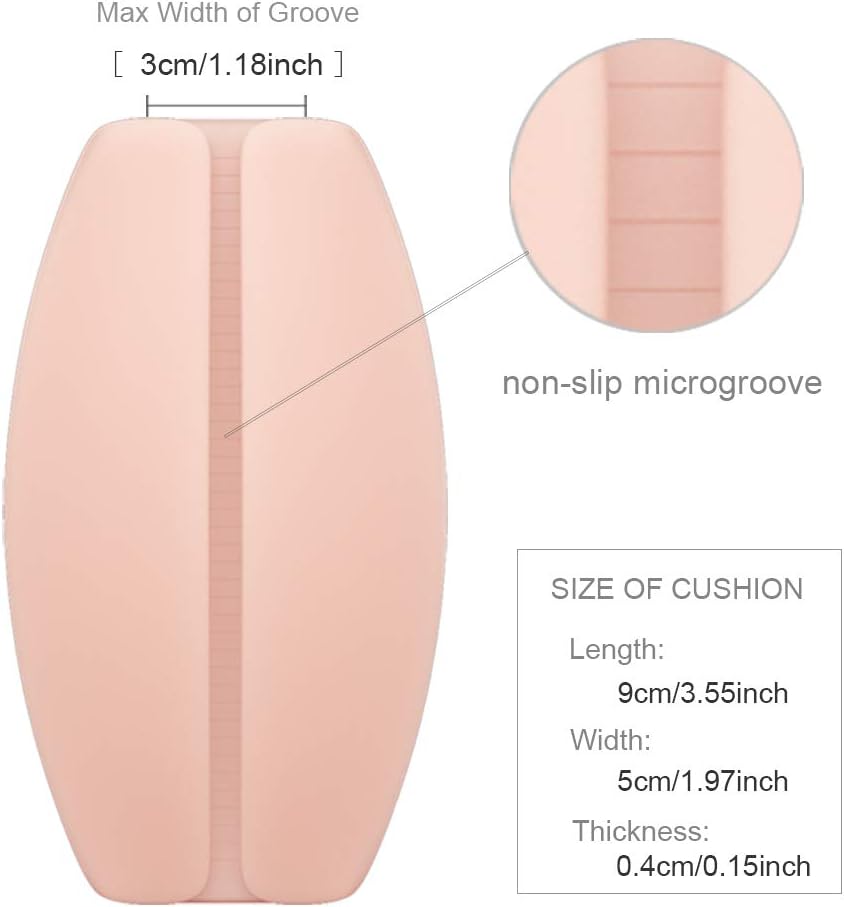 Silicone Bra Strap Cushions Soft Holder Non-slip Shoulder Protectors Pads 2 Pairs