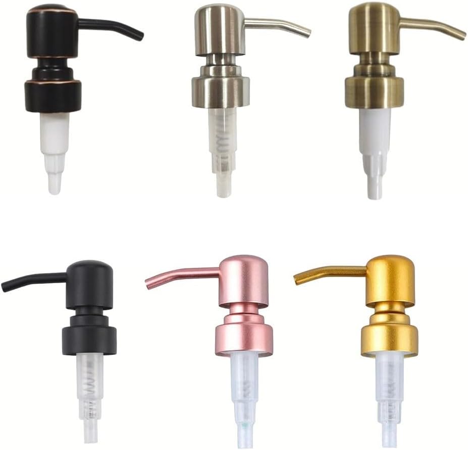 Metal Soap Dispenser Pump Head Replacement Pump for Your Soap or Lotion Dispenser, 304 Stainless Steel Replacement Pump for Liquid Hand Soap Dispensers(ORB)