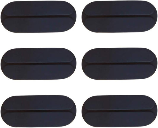 SUPVOX Bra Strap Cushions Shoulder Pain Relief Protectors Pads Silicone Breathable for Lady Non Slip 6PCS Black