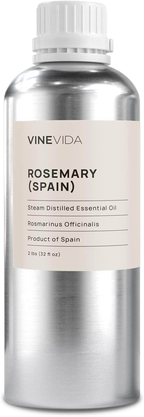 VINEVIDA Rosemary Spain Essential Oil 32 oz - Undiluted, Pure, Vegan, and Sustainable