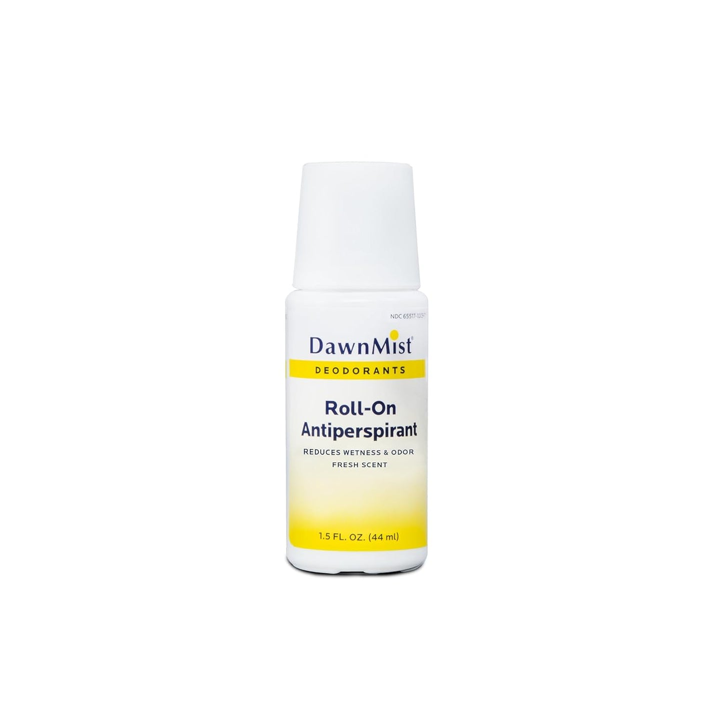 Dukal RD15 Dawn Mist Antiperspirant Deodorant, 1.5 oz, Roll-On, Fresh Scent, Travel Size, Pack of 96