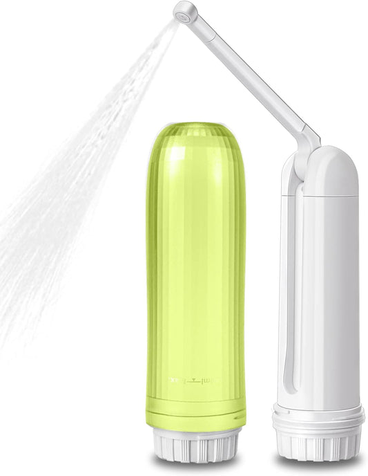 Portable Bidet - Mini Foldable Handheld Personal Travel Bidet with 2 Pressure Options Electric Sprayer Toilet for Personal Hygiene Cleaning/Soothing Postpartum Care/Perineal & Hemmoroid Treatment