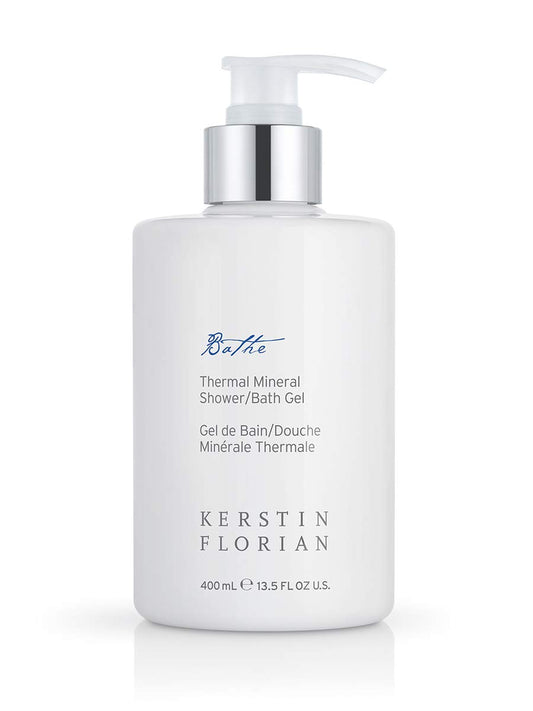 Kerstin Florian Thermal Mineral Shower and Bath Gel | Cleanse and Nourish Skin | Invigorating Mineral Body Wash | Use as Foaming Shower Gel or Bubble Bath (13.5 fl oz)