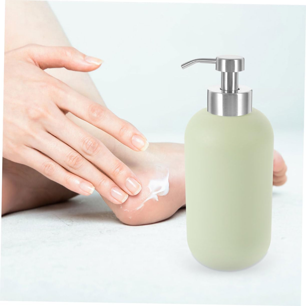 3pcs Foaming Soap Dispenser Pump Replacement Stainless Steel Shampoo and Lotion Bottle Pump Head Rust- Easy to Use for Bathroom and Kitchen