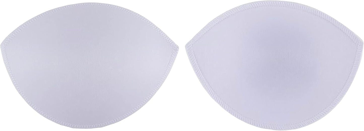 ButtonMode Un-Padded Bra Cups Insert or Sew In, Instant Shape + Support, Chest Crease Reducer for Bridal, Bridesmaid, Dresses