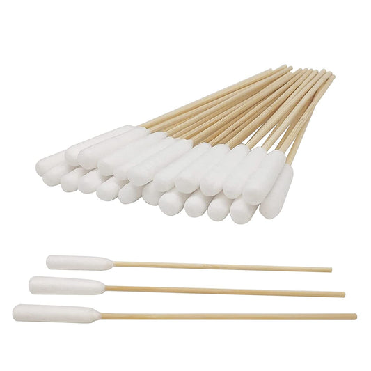 6 Inch Long Cotton Swabs of Medium and Large Pets Ears Cleaning or Makeup 200pcs