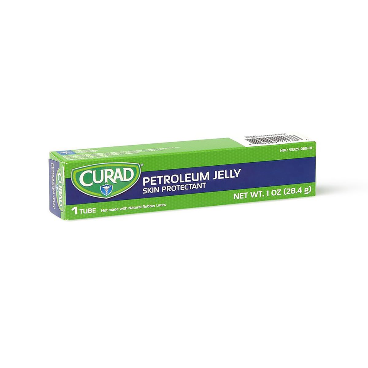 CURAD Petroleum Jelly, Multi-Purpose Skin Protectant, Soothing Relief for Dry Skin, Minor Cuts, Burns, and Chapped Lips, Moisturizing Ointment for Adults and Children,1 oz Tube, Pack of 12