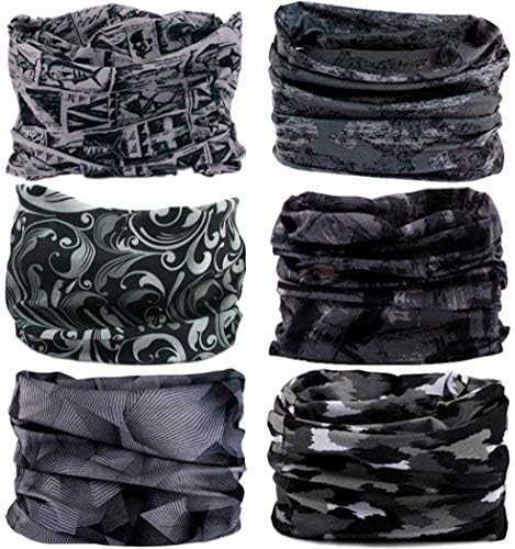 Headband Neck Gaiter Head Wrap Headwear Face Mask Magic Scarf Bandana for Men and Women