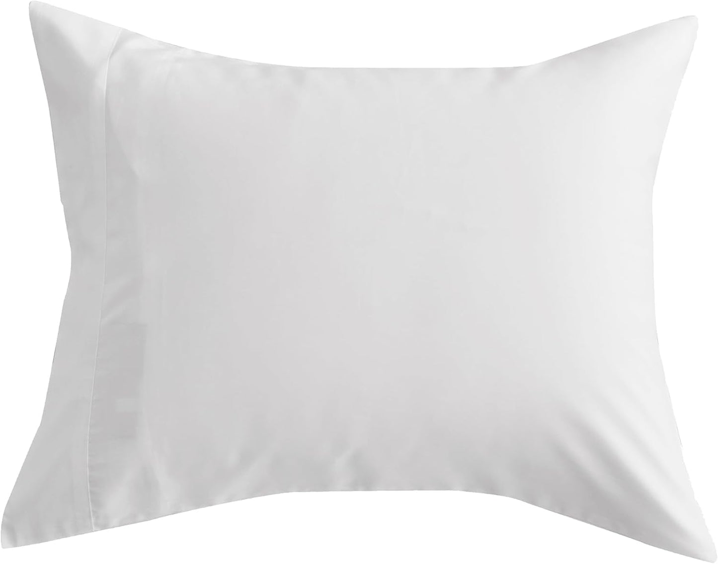 DOZ by SIJO Pillowcase Set, 100% Viscose derived from Organically Grown Bamboo, Buttery Soft, Silky, Breathable, Cooling, Oeko-TEX, High GSM, 2-Pack, Envelope Closure (King, Snow)