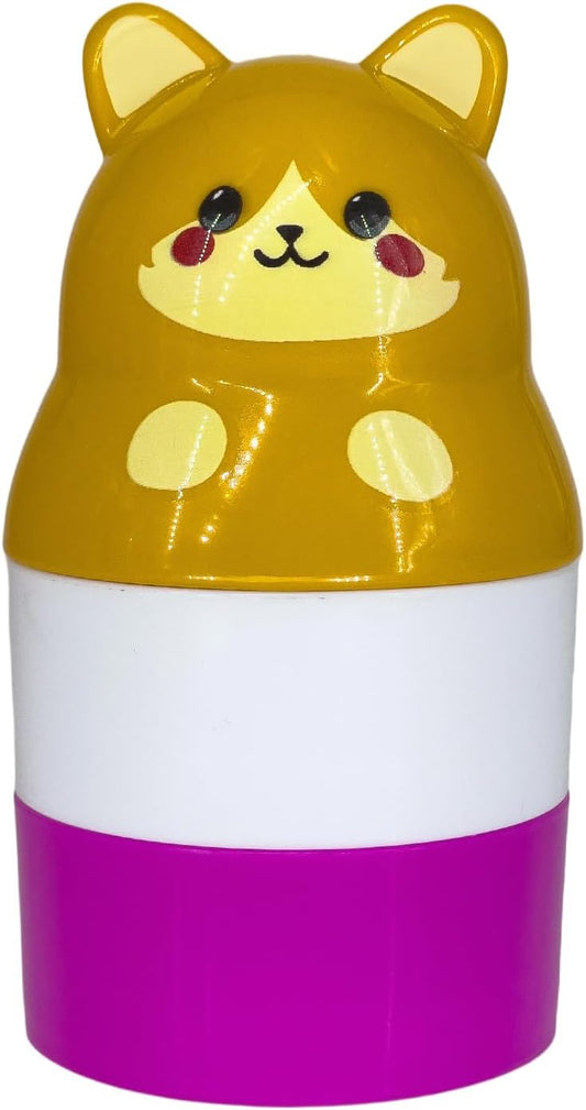 Sunscreen Applicator, Purple Cat Refillable Roll on Sponge Sunscreen Holds 2.5fl oz For Kids Women Men Outdoor Mess Free Portable Travel