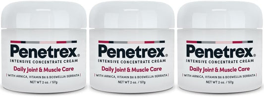 Penetrex Joint & Muscle Therapy - Soothing Comfort for Back, Neck, Hands, Feet - Premium Whole Body Rub with Arnica, Vitamin B6 MSM & Boswellia - 2oz 3-Pack