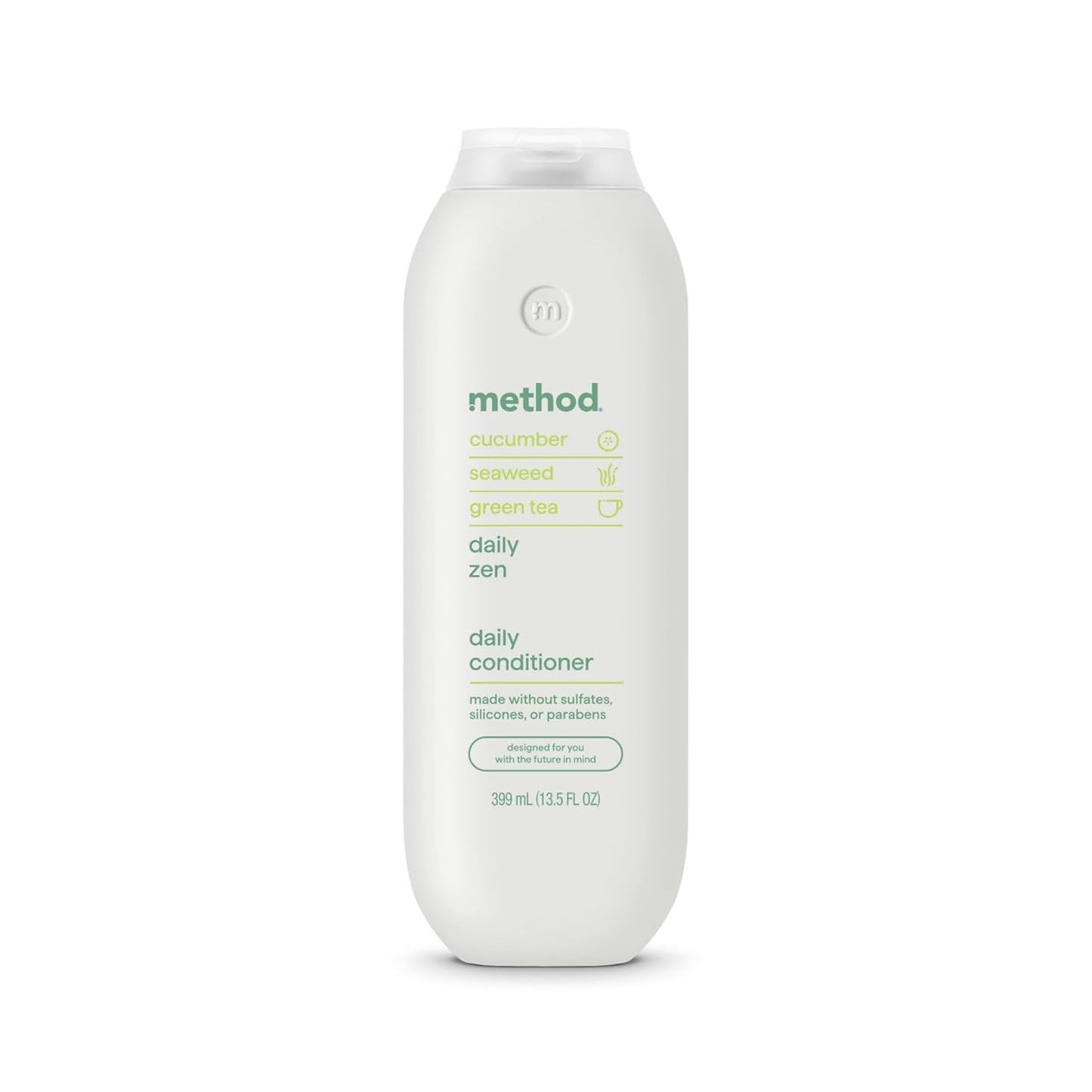 Method Everyday Conditioner, Daily Zen with Cucumber, Green Tea, and Seaweed Scent Notes, Paraben and Sulfate Free, 13.5 oz (Pack of 1)