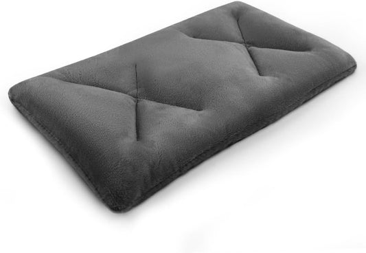 Microwave Heating Pad for Pain Relief, 6 x 12 Microwavable Moist Heat Pads for Neck, Shoulder, Back, Knee, Period Cramps, Rice Heat Pack Hot & Cold Compress Reusable & Portable, Grey