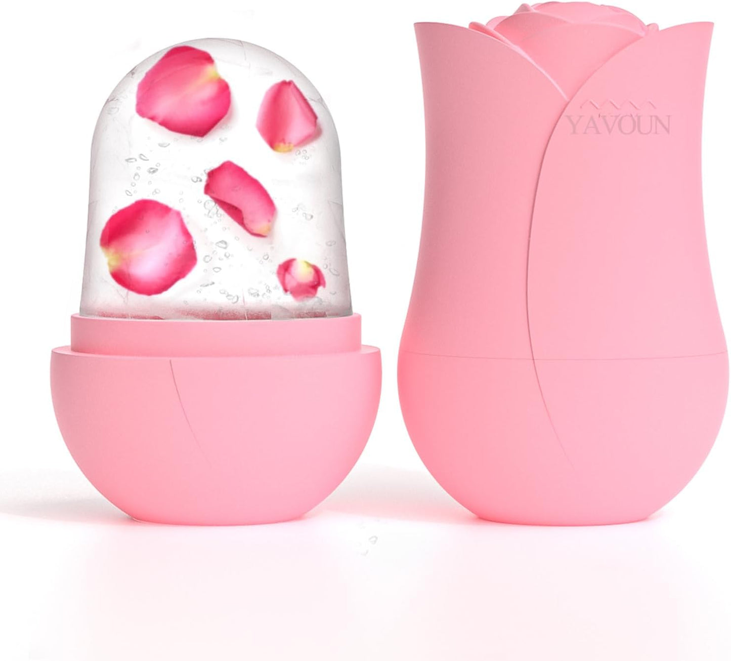 Silicone Ice Mold Facial Rollers, Care Tools Massager for Face, Eyes, Neck, Relieve Fine Lines and Wrinkles, Beauty Ice Roller Skin Care Tools Gifts for women Gift