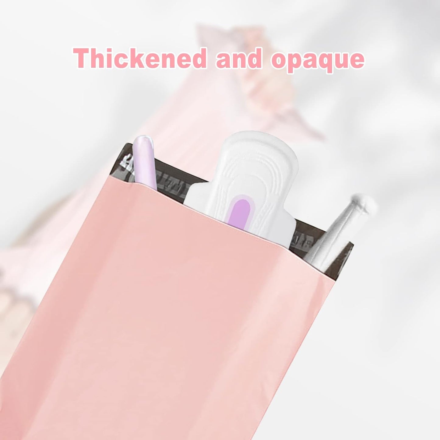 Sanitary Napkin Disposal Bags, Pink Feminine Hygiene Disposal Bags, set of 300,Self-sealing Seals, Women Sanitary Disposal Bags, Privacy Protection, Disposal Sanitary Napkins, Tampons