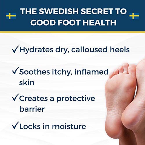 Nordic Care Foot Cream & Body Lotion - Intensive Repair 1 Body Lotion (3oz) & 2 Foot Cream (6oz) with Urea & Macadamia Oil for Cracked Heels & Dry Skin, Provide Hydration & Prevent Cracking