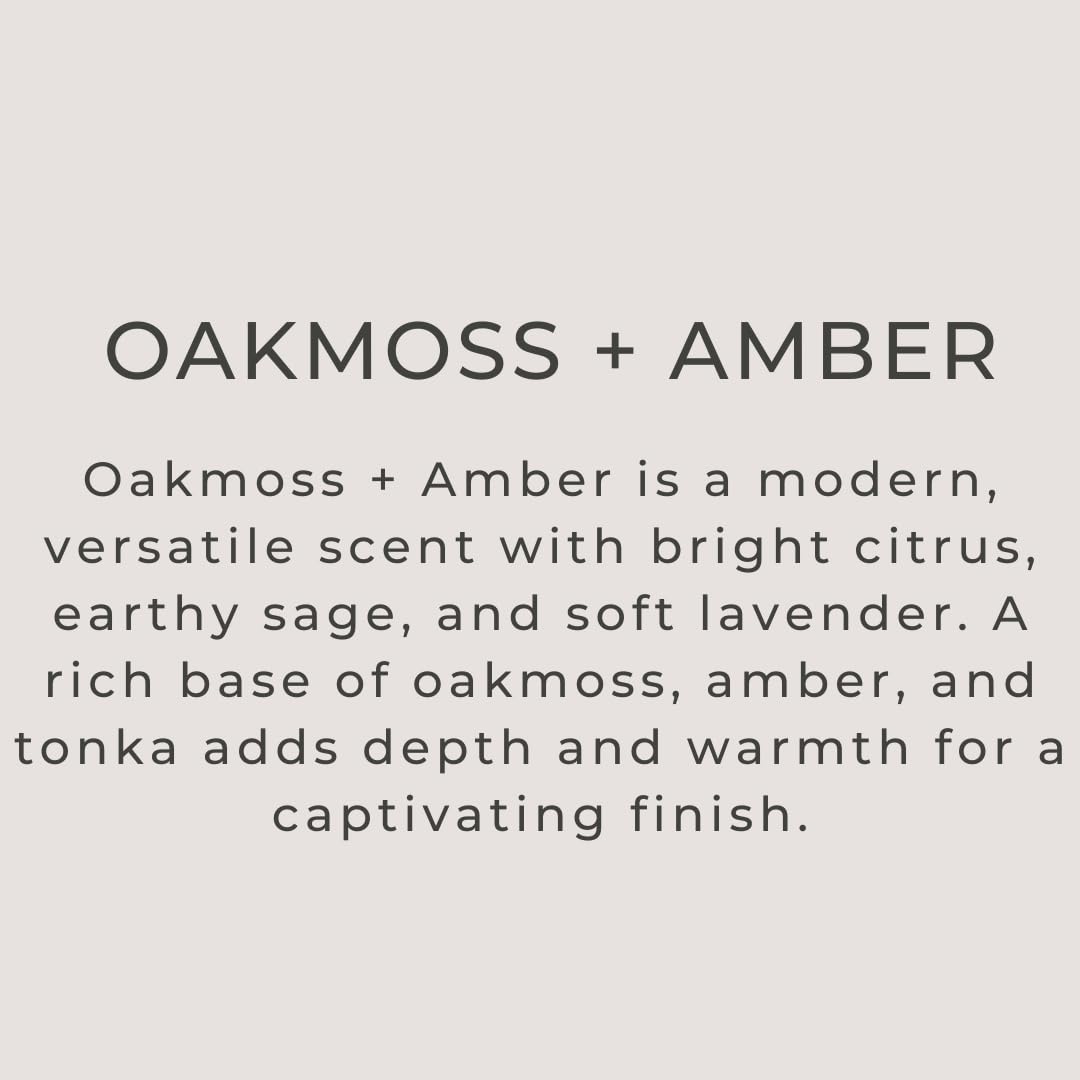 River Birch Oakmoss + Amber Scented Linen and Room Spray | Home Fragrance | 4 oz Glass Amber Bottle | Luxury Signature Scent | Handmade in Texas